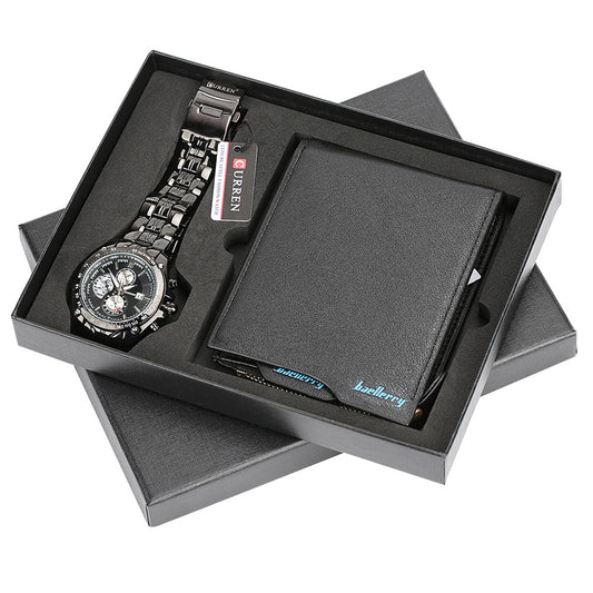 Fashion-Set (Geschenk-Set) Uhr und Portmonnaie