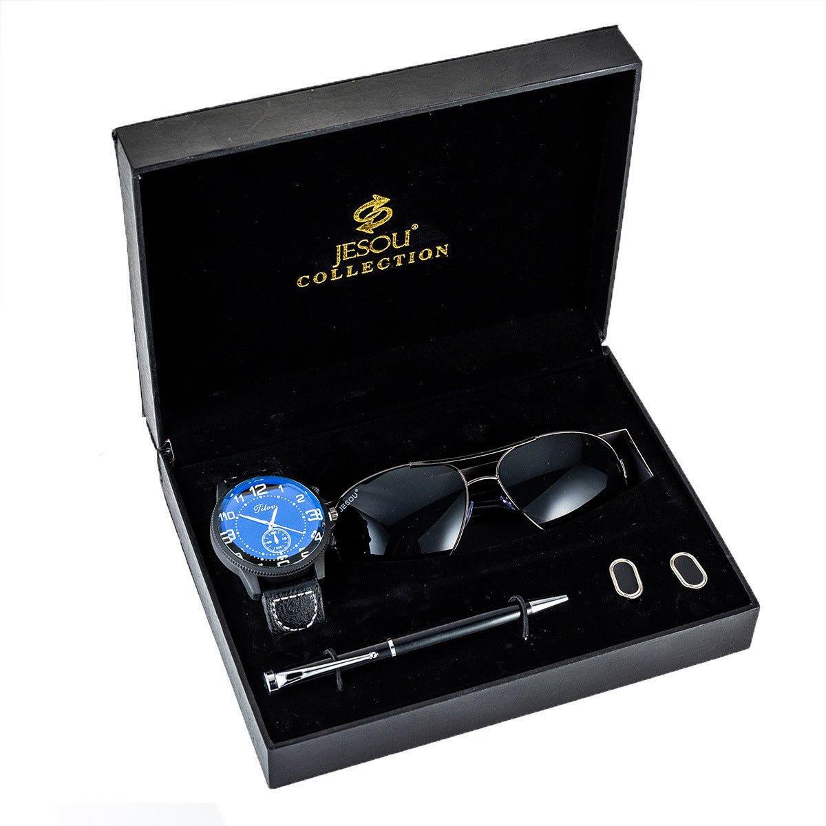 Fashion-Set (Geschenk-Set) Uhr, Stift und Sonnenbrille